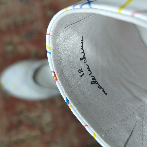 Charlotte Stone Marlo paint splatter wooden clog, size 12 - Picture 8 of 8